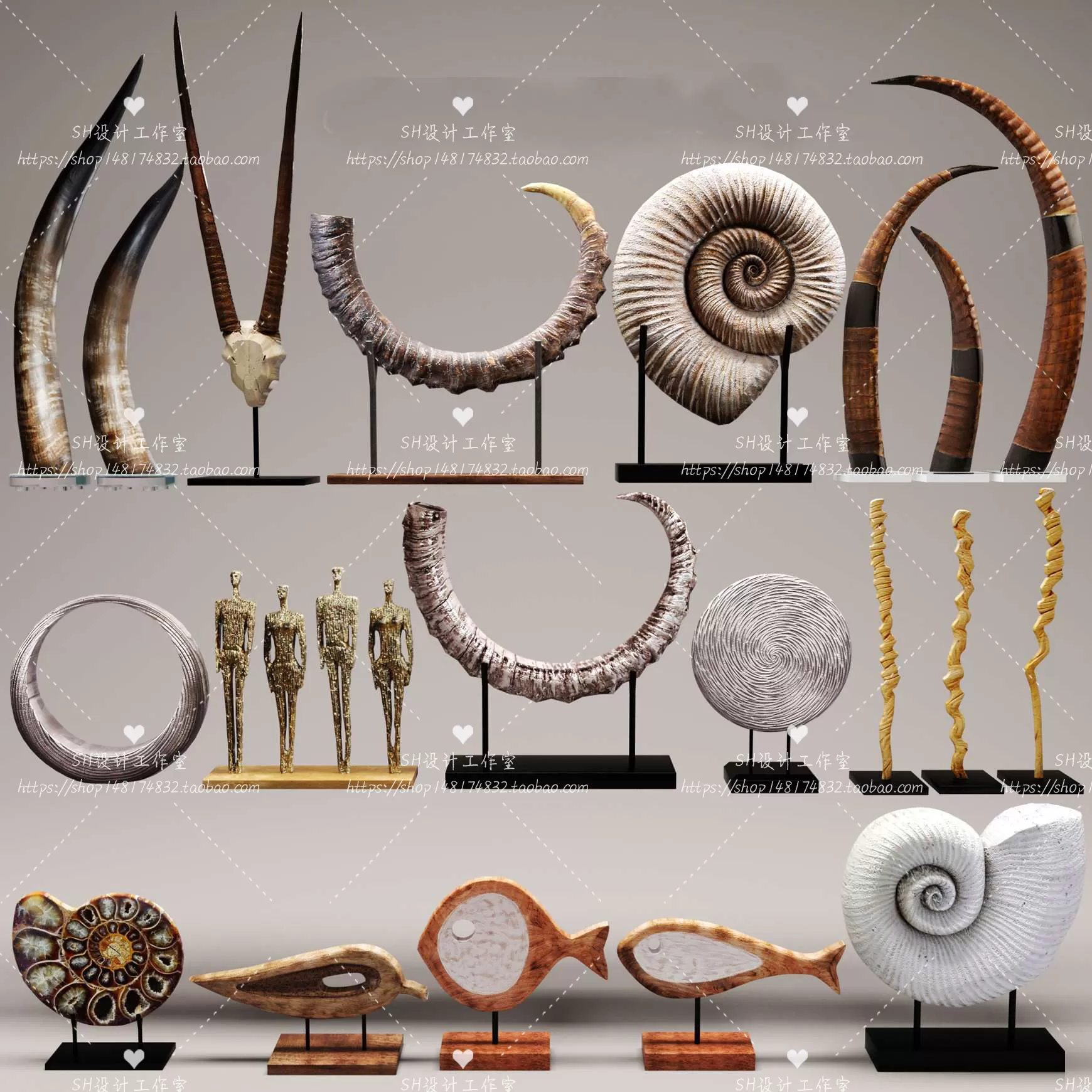 Decorative Sets – 3D Models – 0357