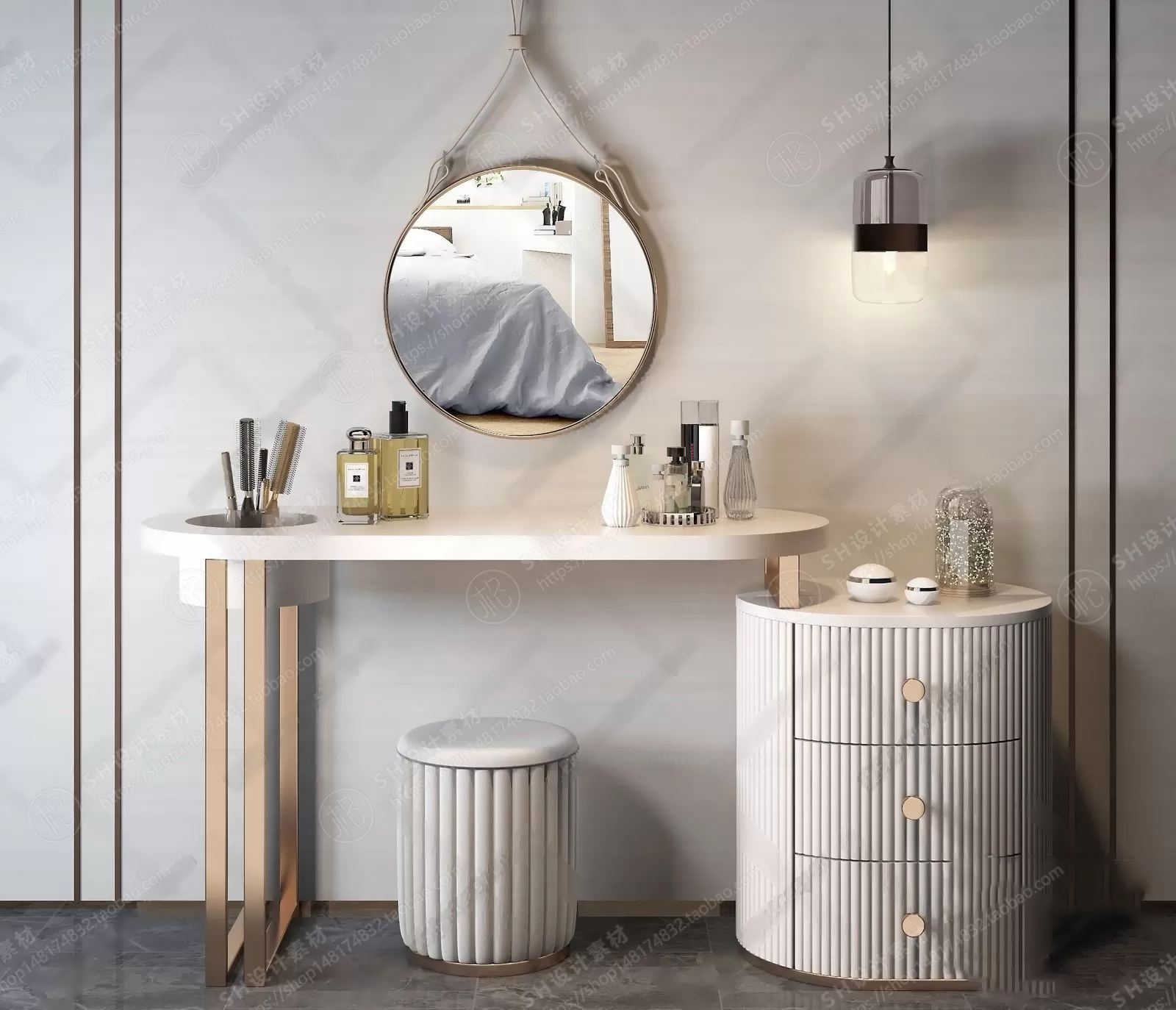 Mirror Cosmetic – 3D Models – 0009 Mirror Cosmetic – 3D Models – 0009