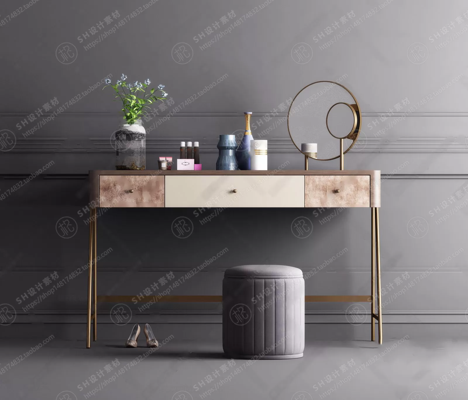 Mirror Cosmetic – 3D Models – 0014