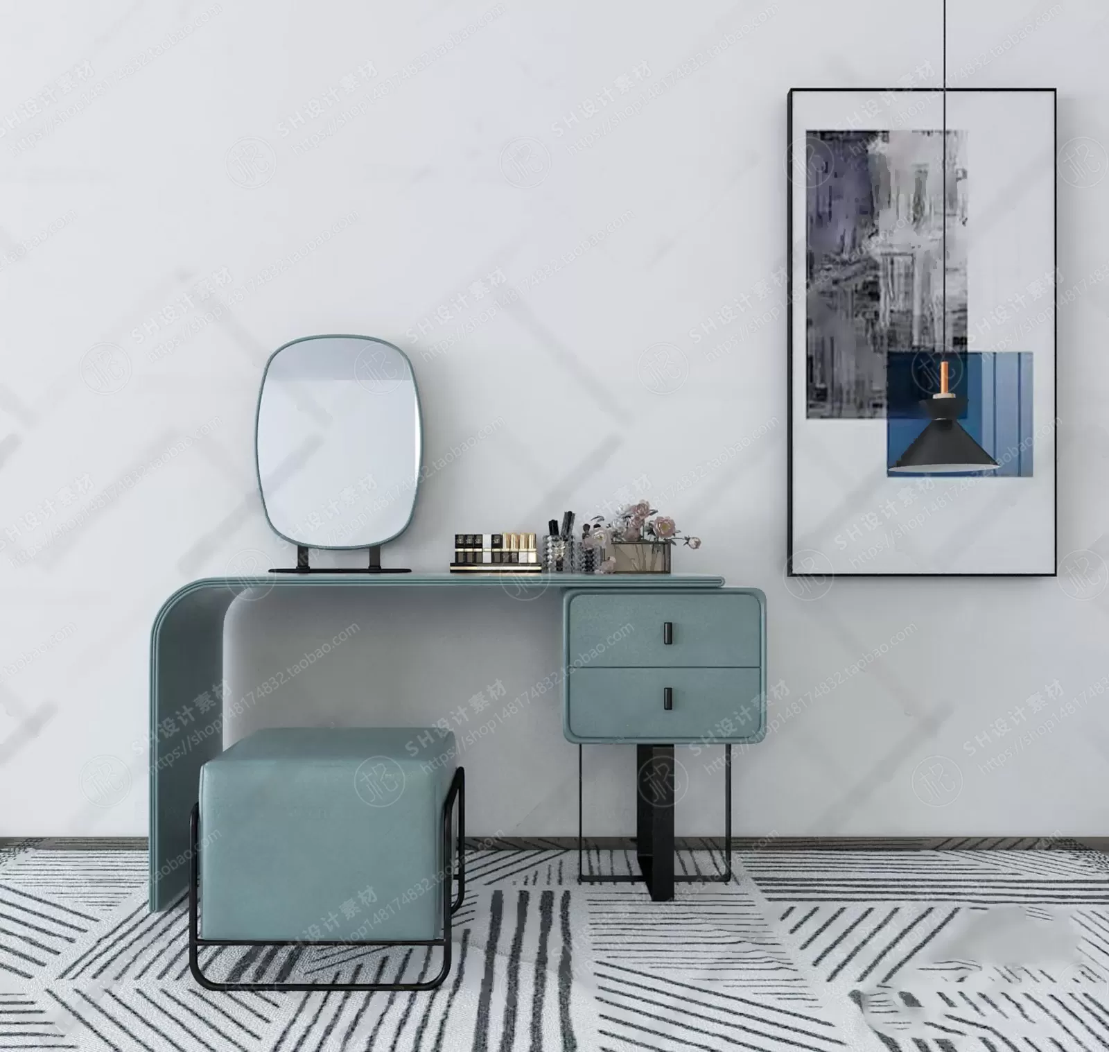 Mirror Cosmetic – 3D Models – 0019