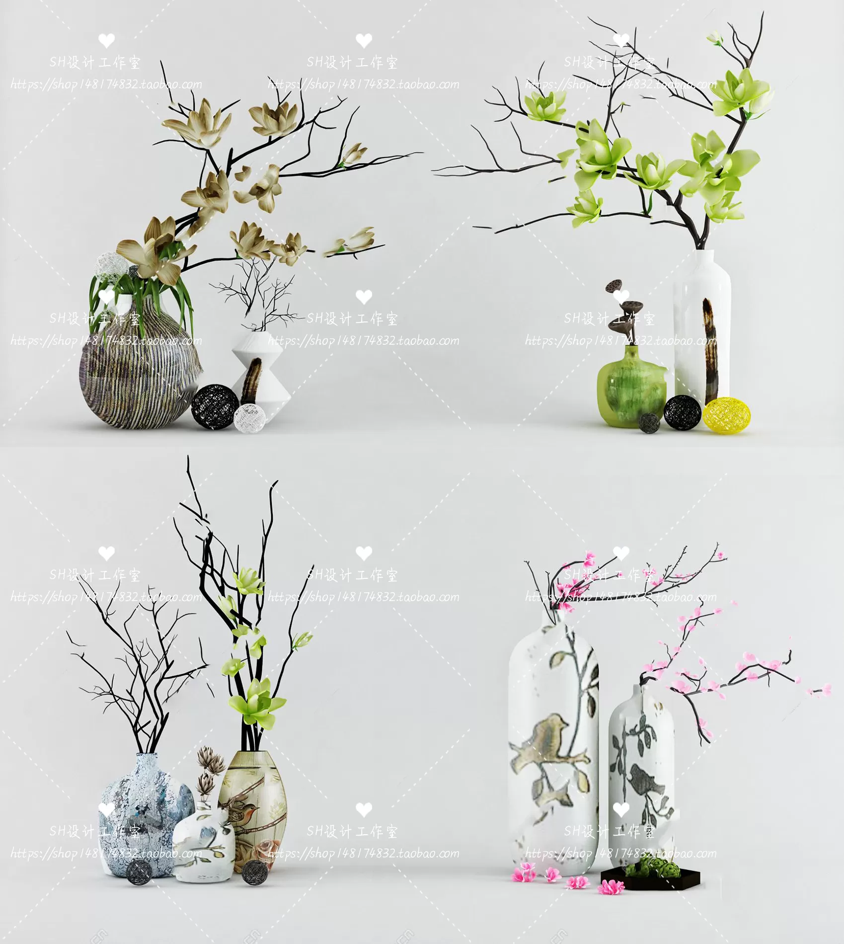 Decor – Vase 3D Models – 0125