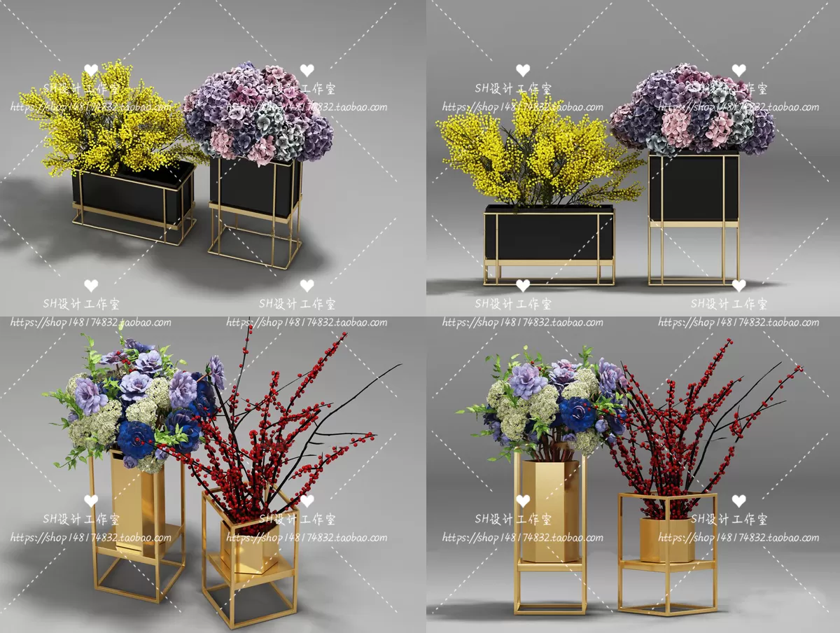 Decor – Vase 3D Models – 0137