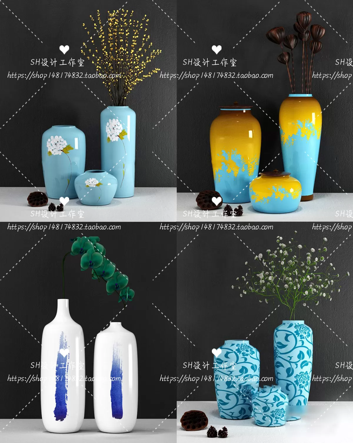 Decor – Vase 3D Models – 0144