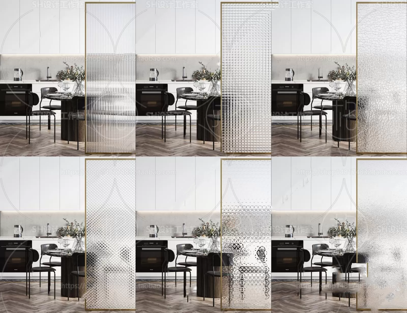 Screen Partition 3D Models – 0001