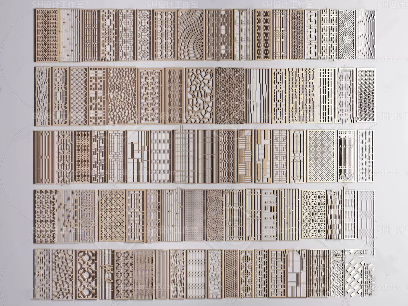 Screen Partition 3D Models – 0010