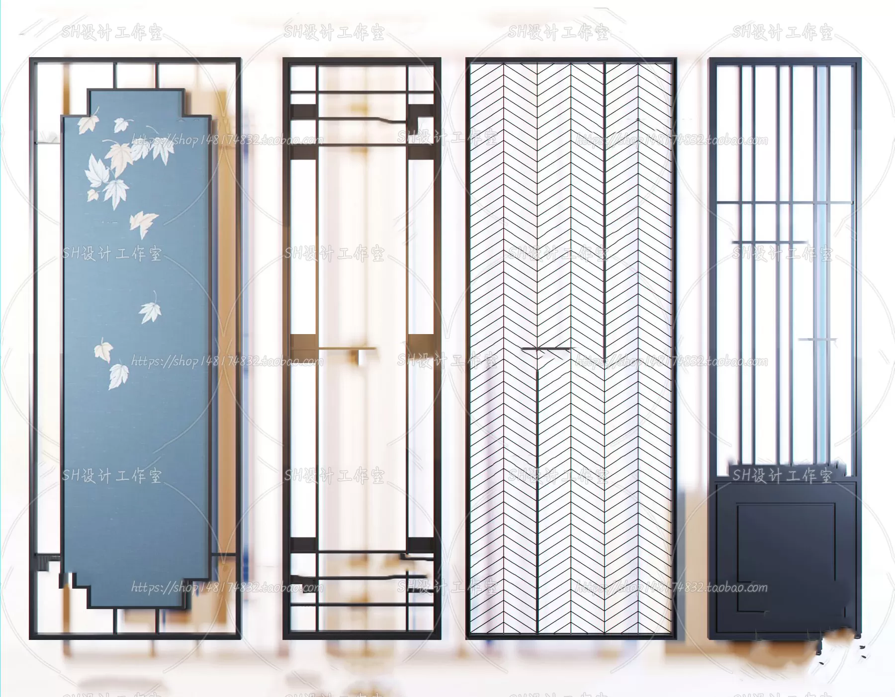 Screen Partition 3D Models – 0013