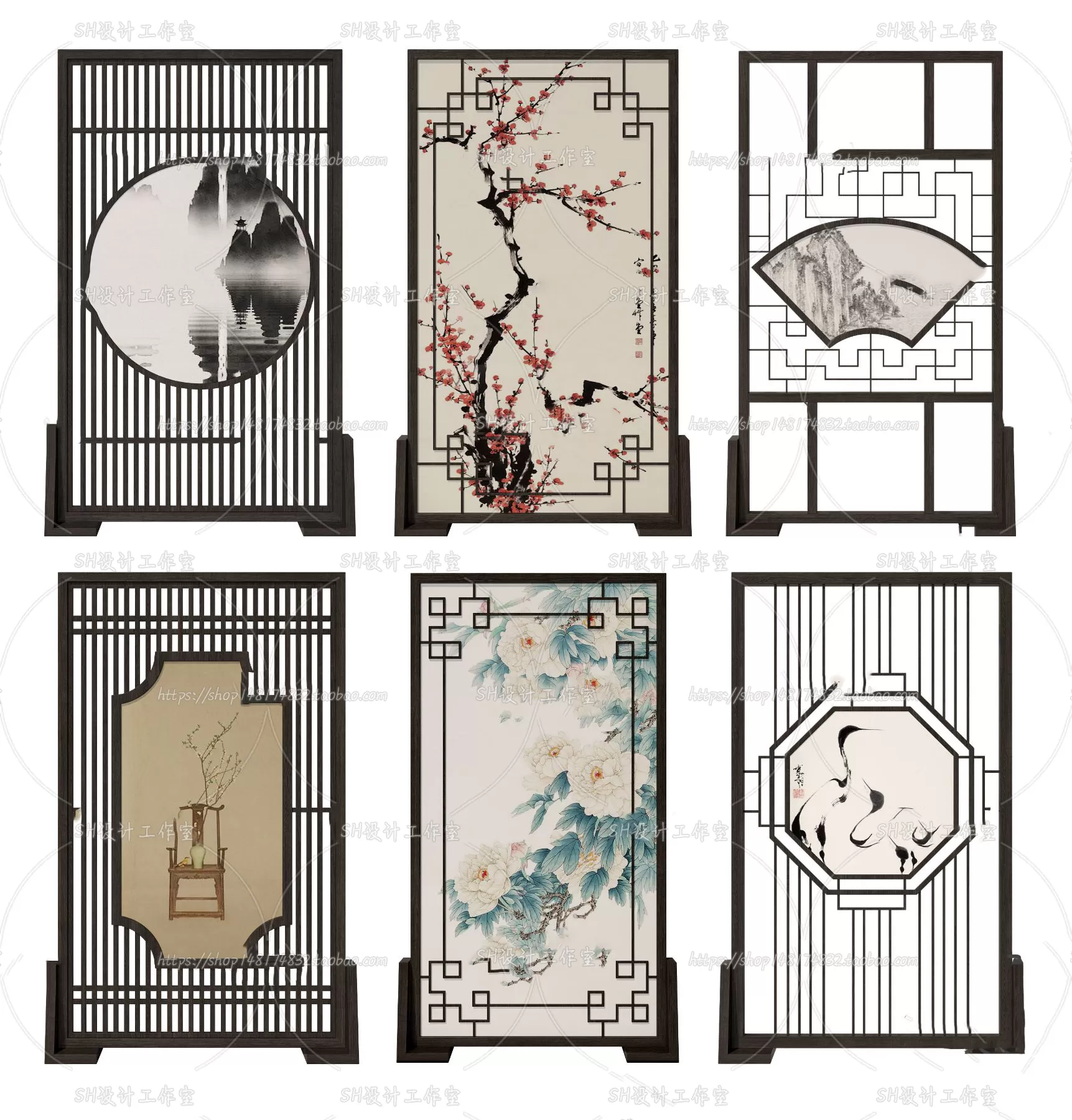 Screen Partition 3D Models – 0015