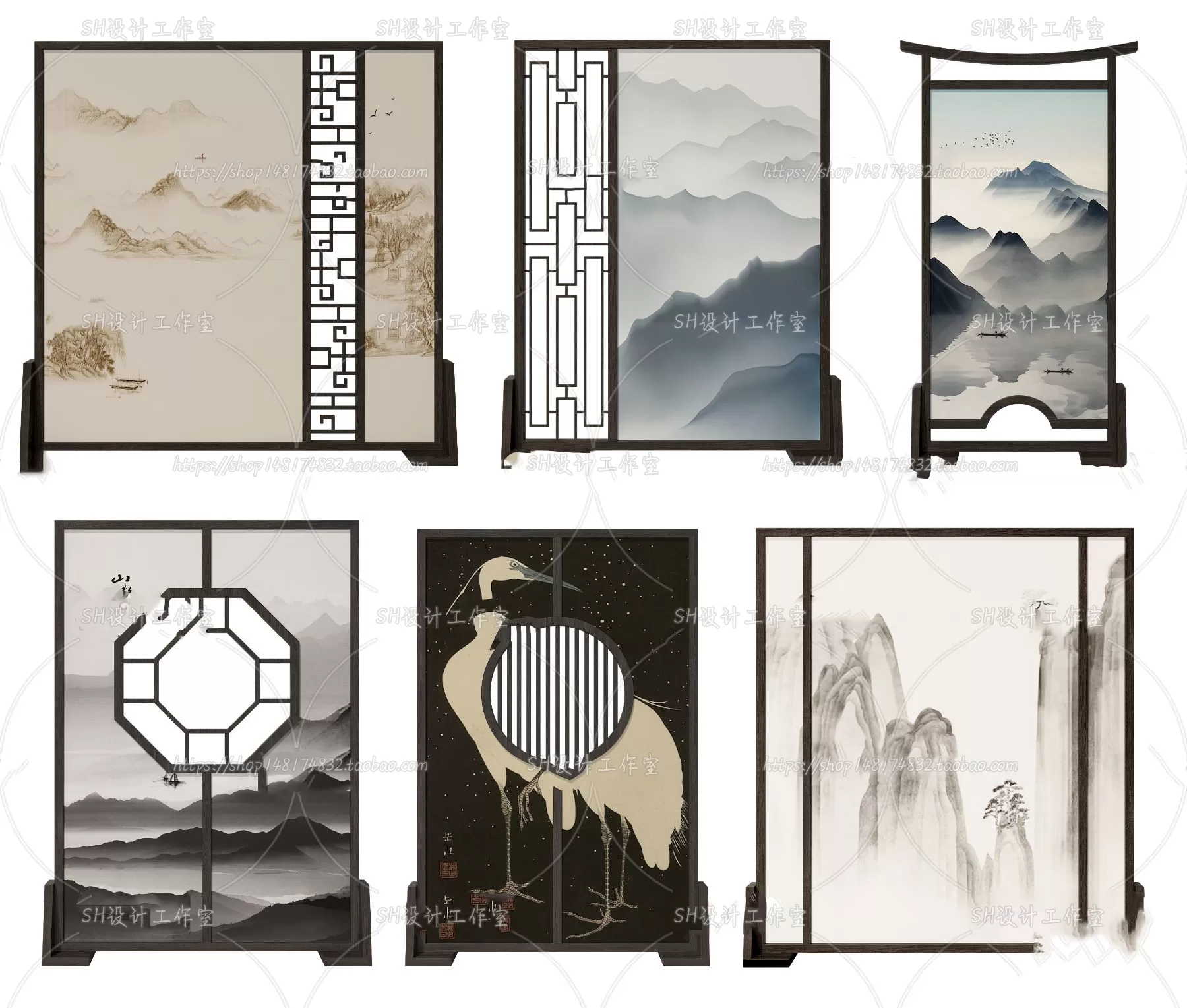 Screen Partition 3D Models – 0016