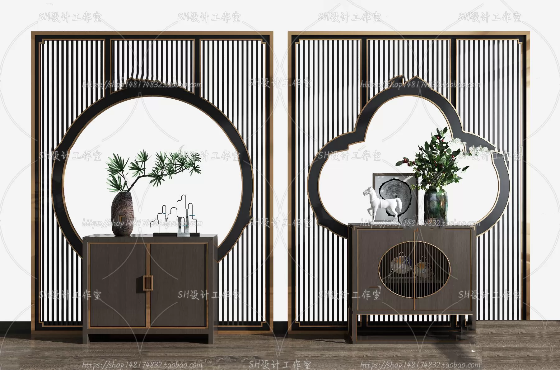 Screen Partition 3D Models – 0017