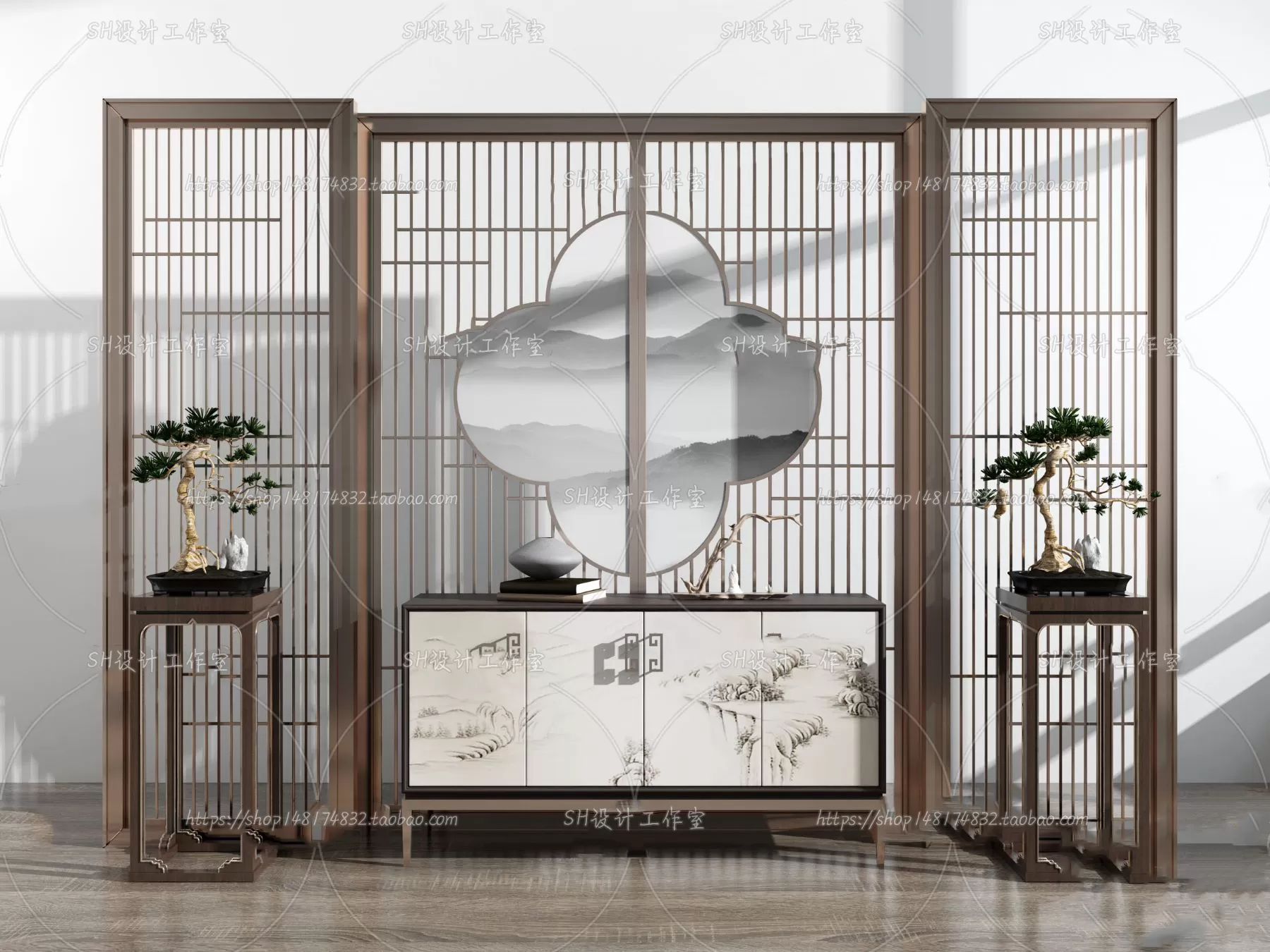 Screen Partition 3D Models – 0018