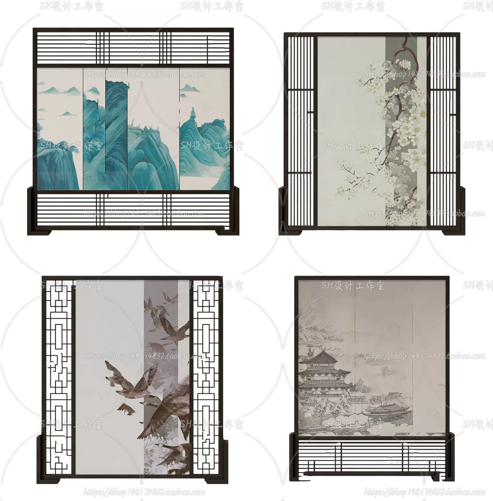 Screen Partition 3D Models – 0022