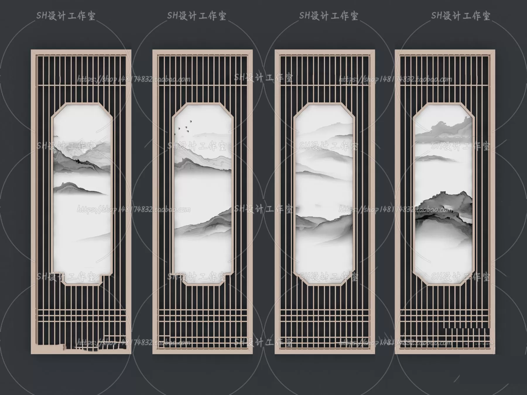 Screen Partition 3D Models – 0025