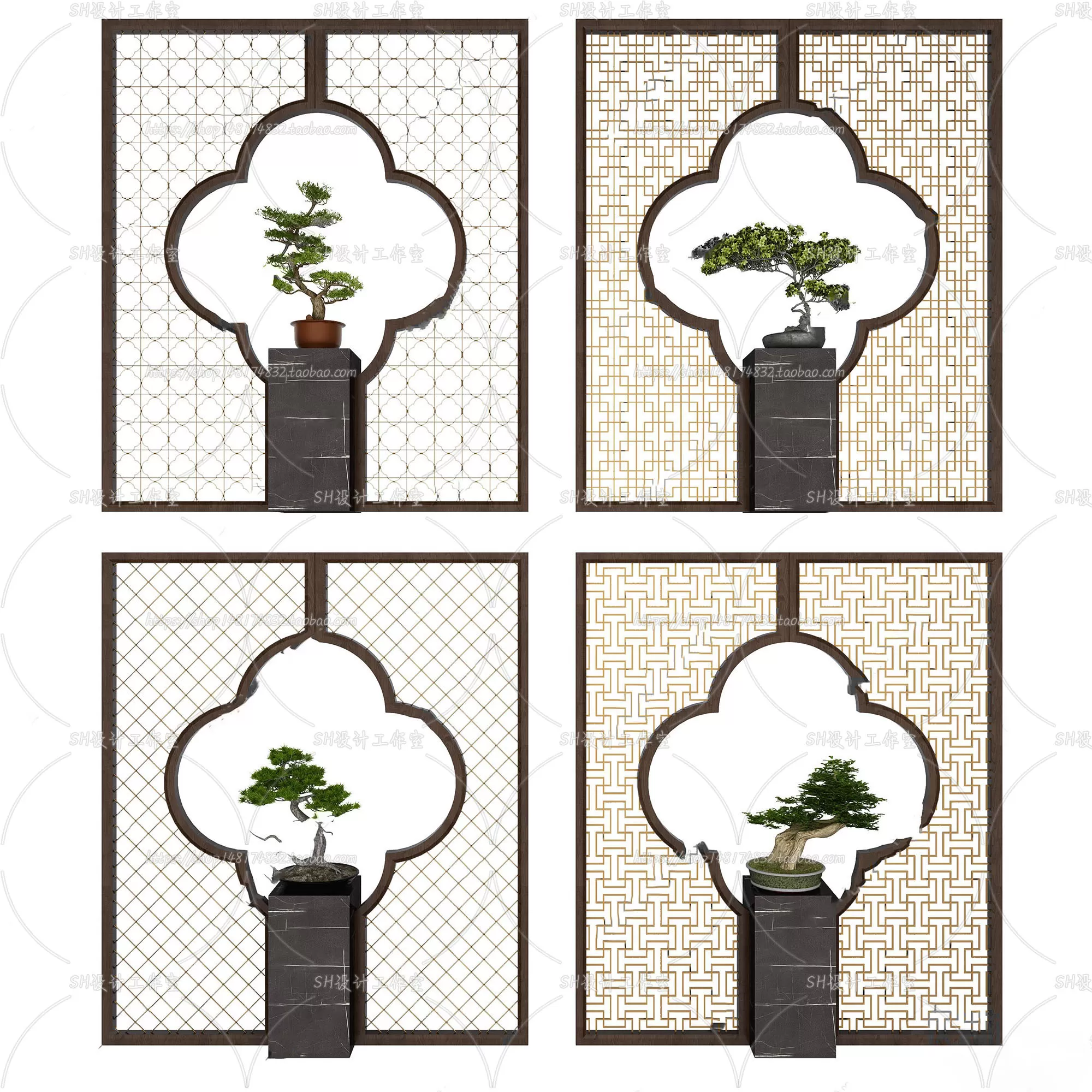 Screen Partition 3D Models – 0028