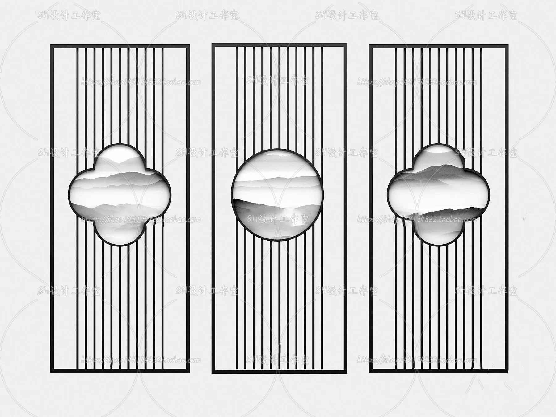 Screen Partition 3D Models – 0029