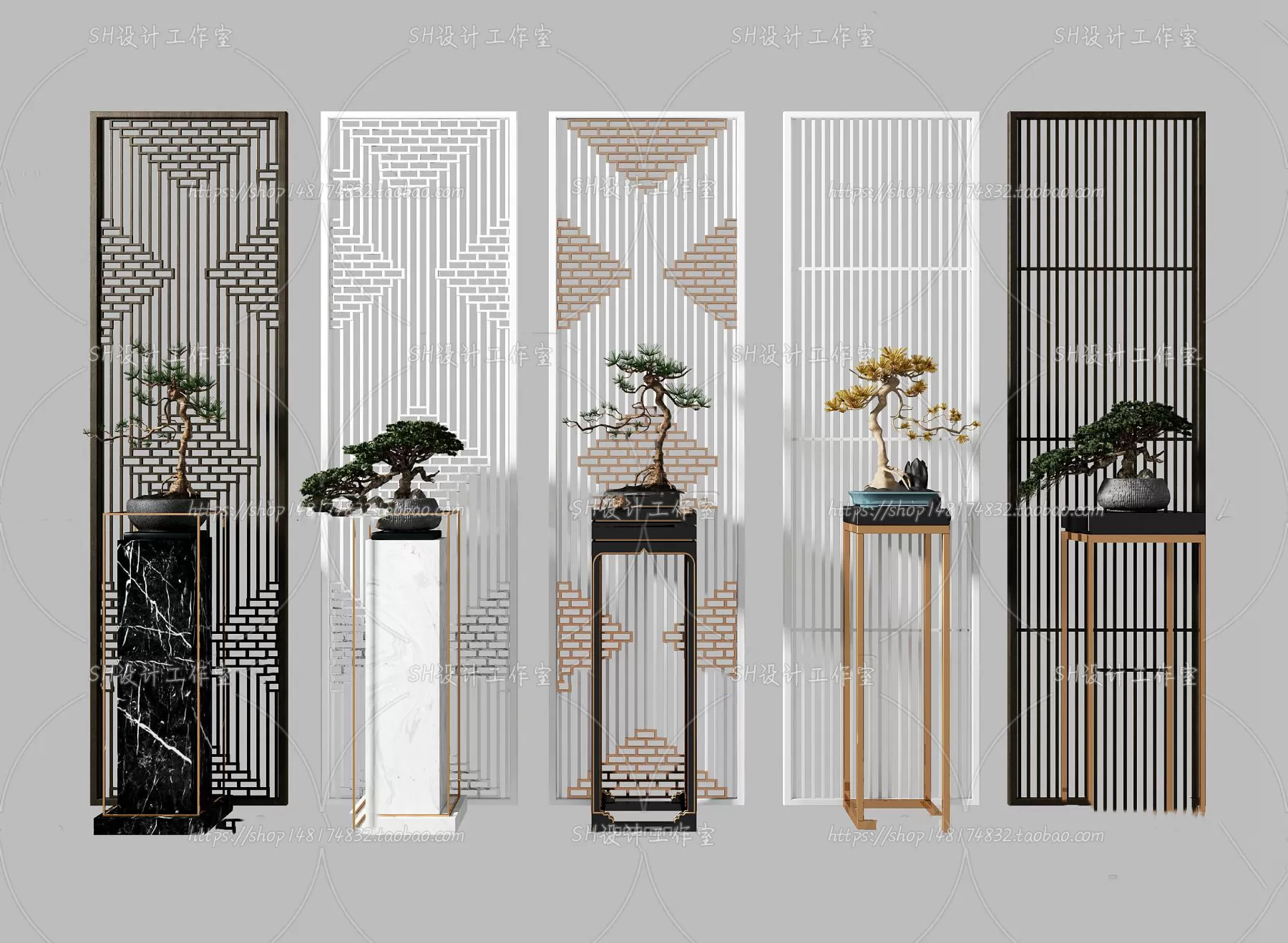 Screen Partition 3D Models – 0033