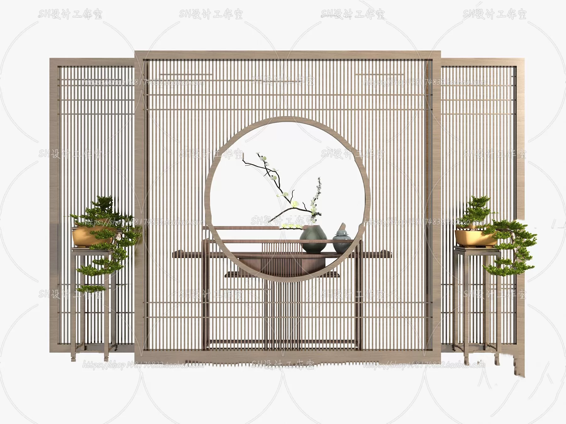 Screen Partition 3D Models – 0034