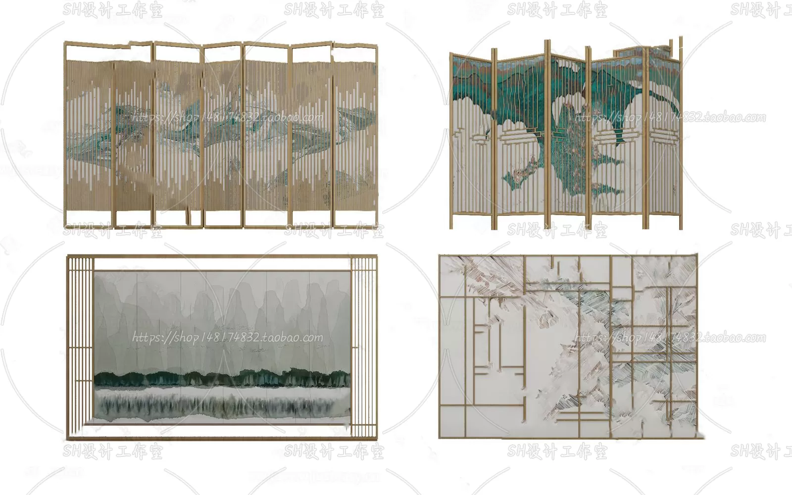 Screen Partition 3D Models – 0036