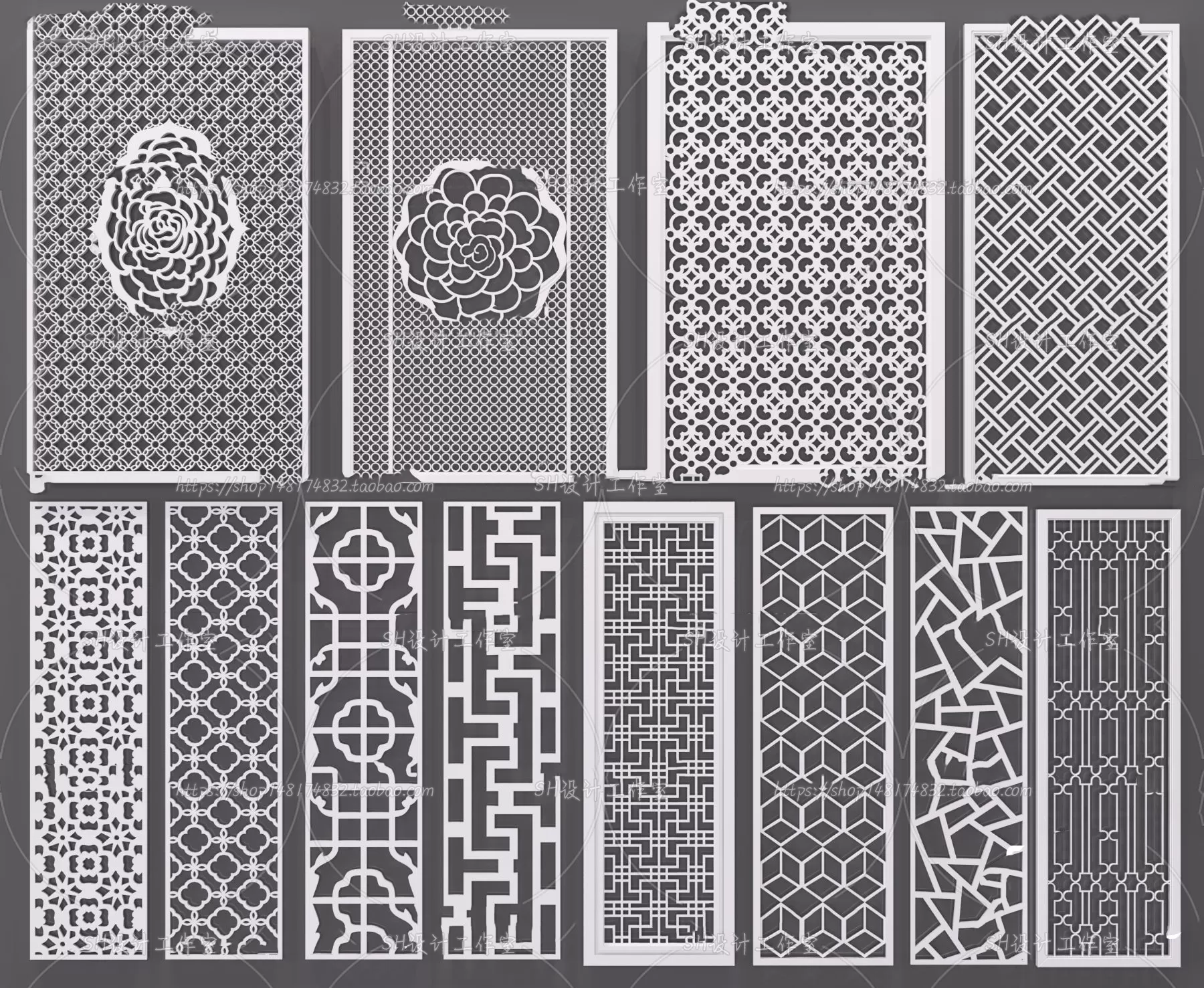 Screen Partition 3D Models – 0037