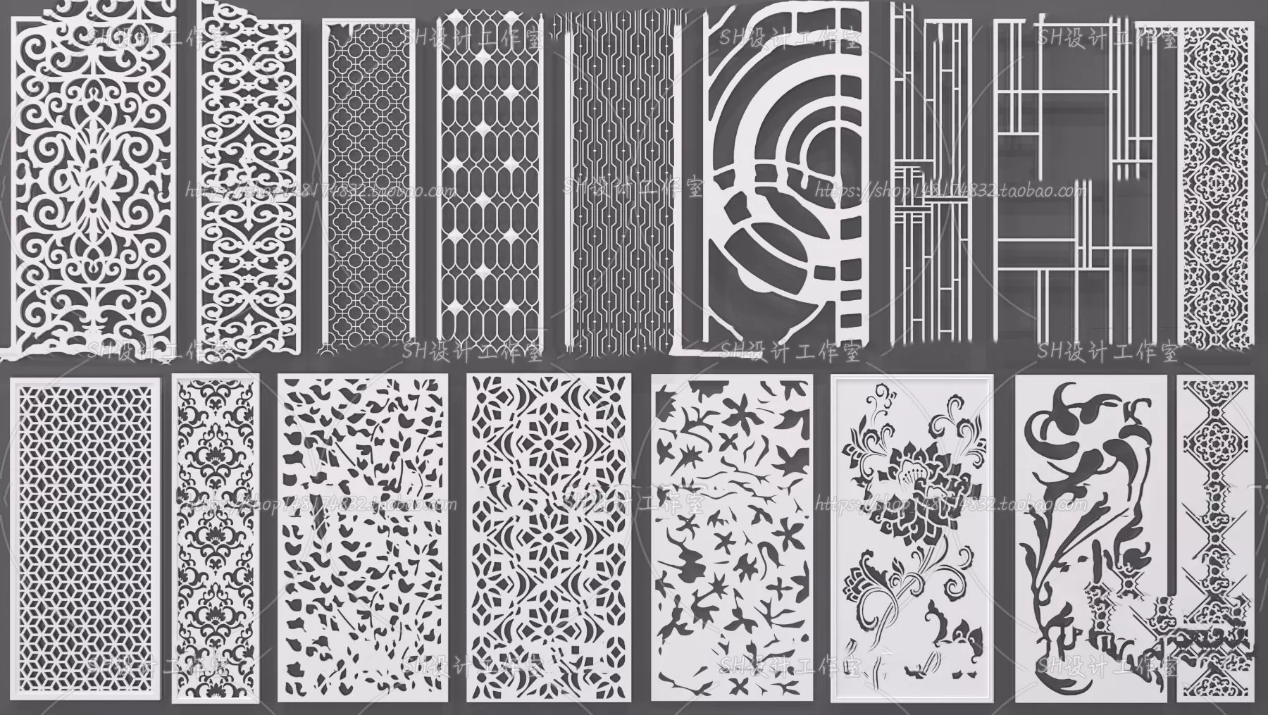 Screen Partition 3D Models – 0038