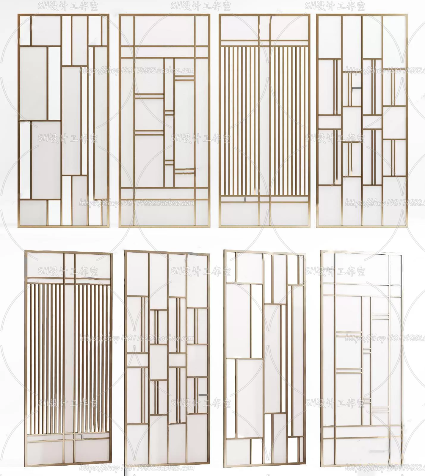 Screen Partition 3D Models – 0040