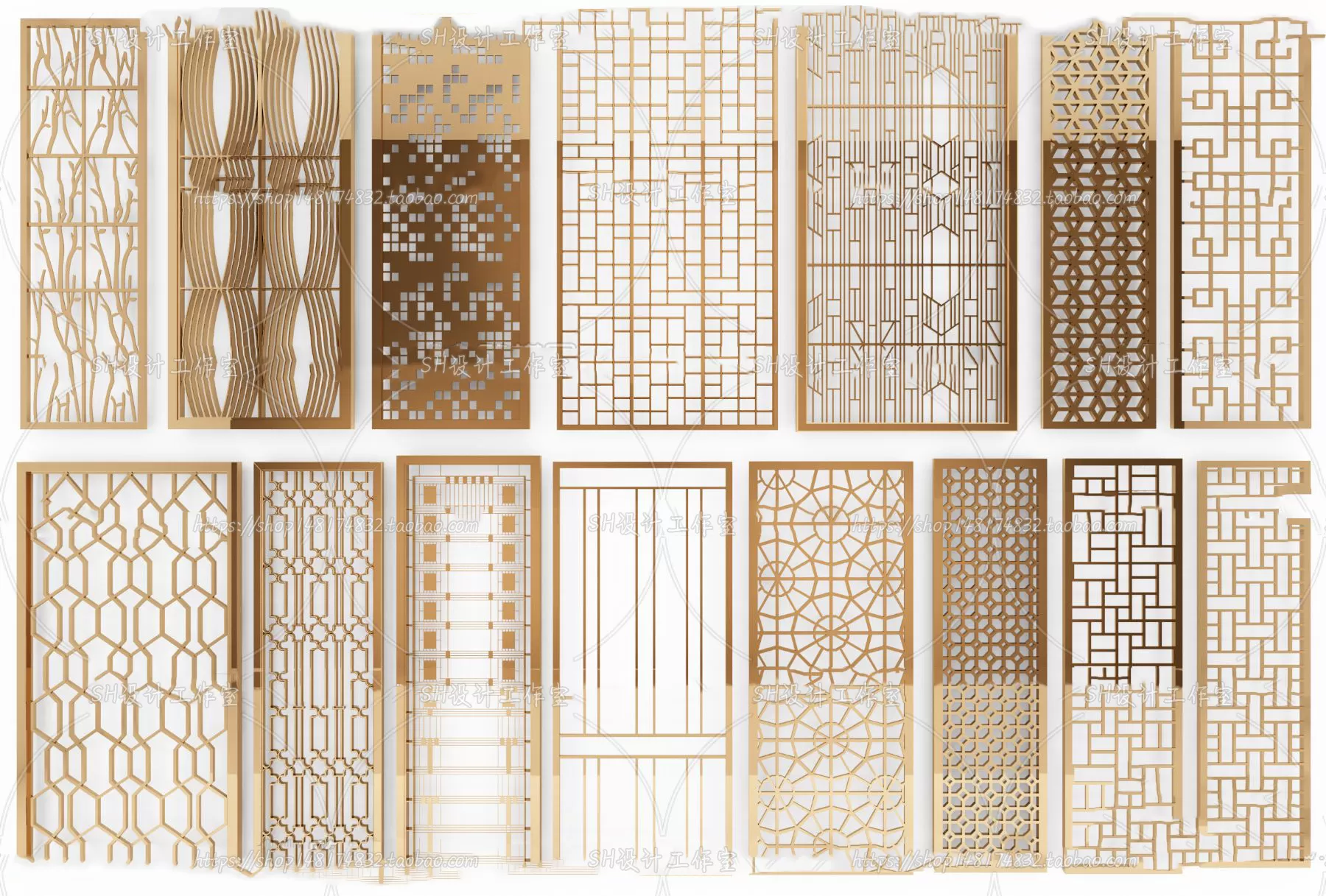 Screen Partition 3D Models – 0042