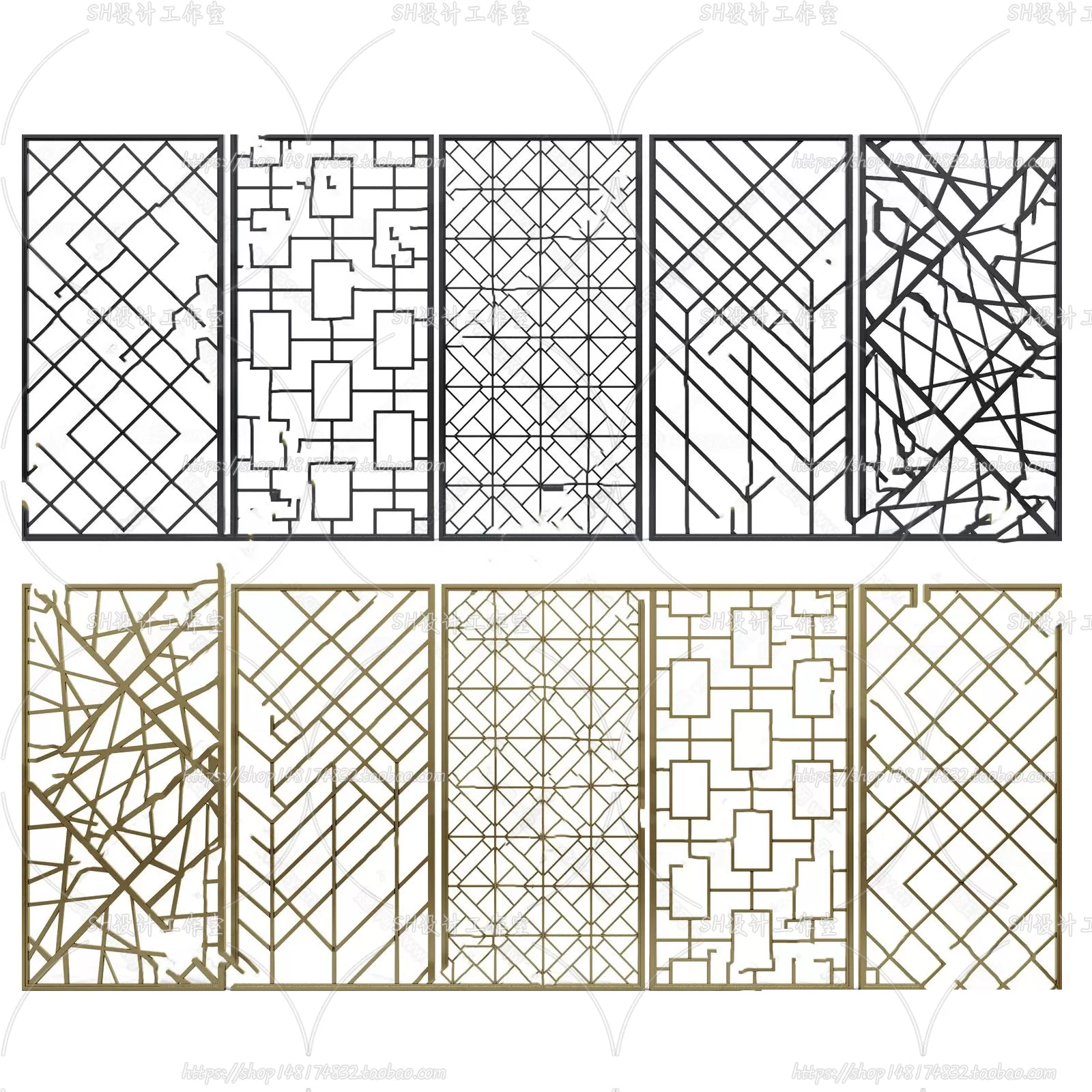 Screen Partition 3D Models – 0043