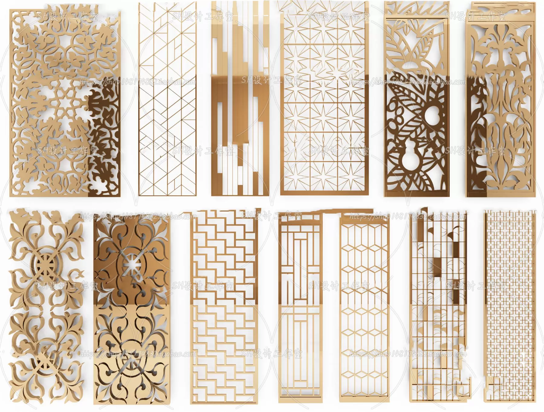 Screen Partition 3D Models – 0046