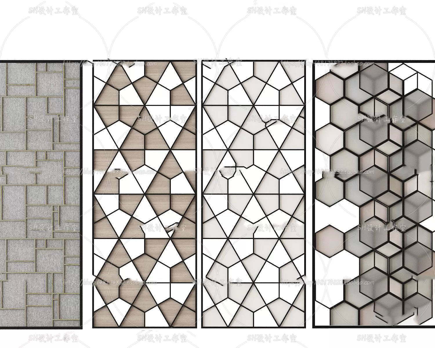 Screen Partition 3D Models – 0052