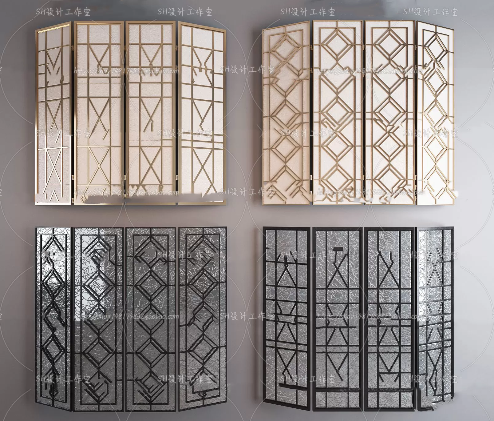 Screen Partition 3D Models – 0053