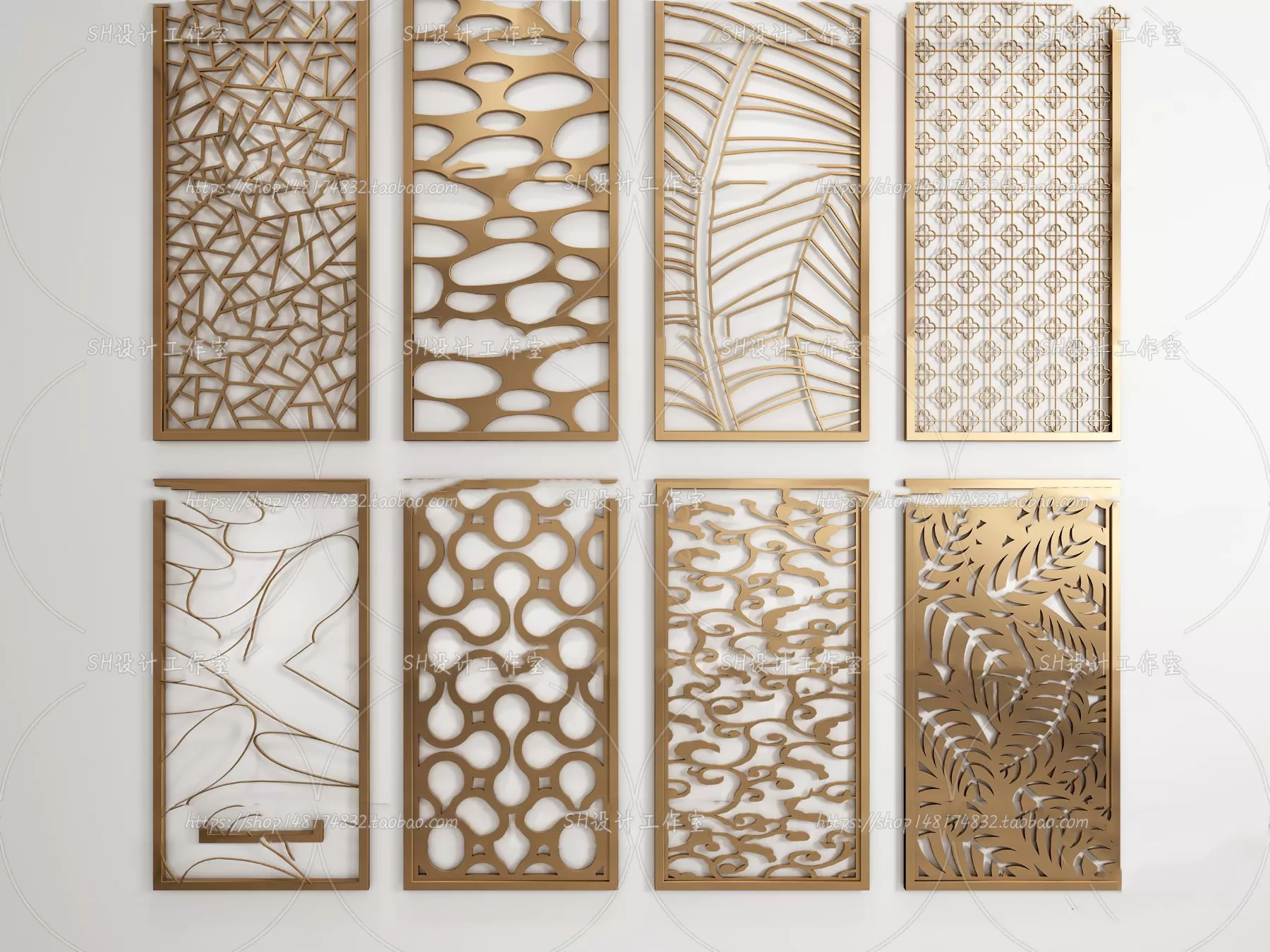 Screen Partition 3D Models – 0054