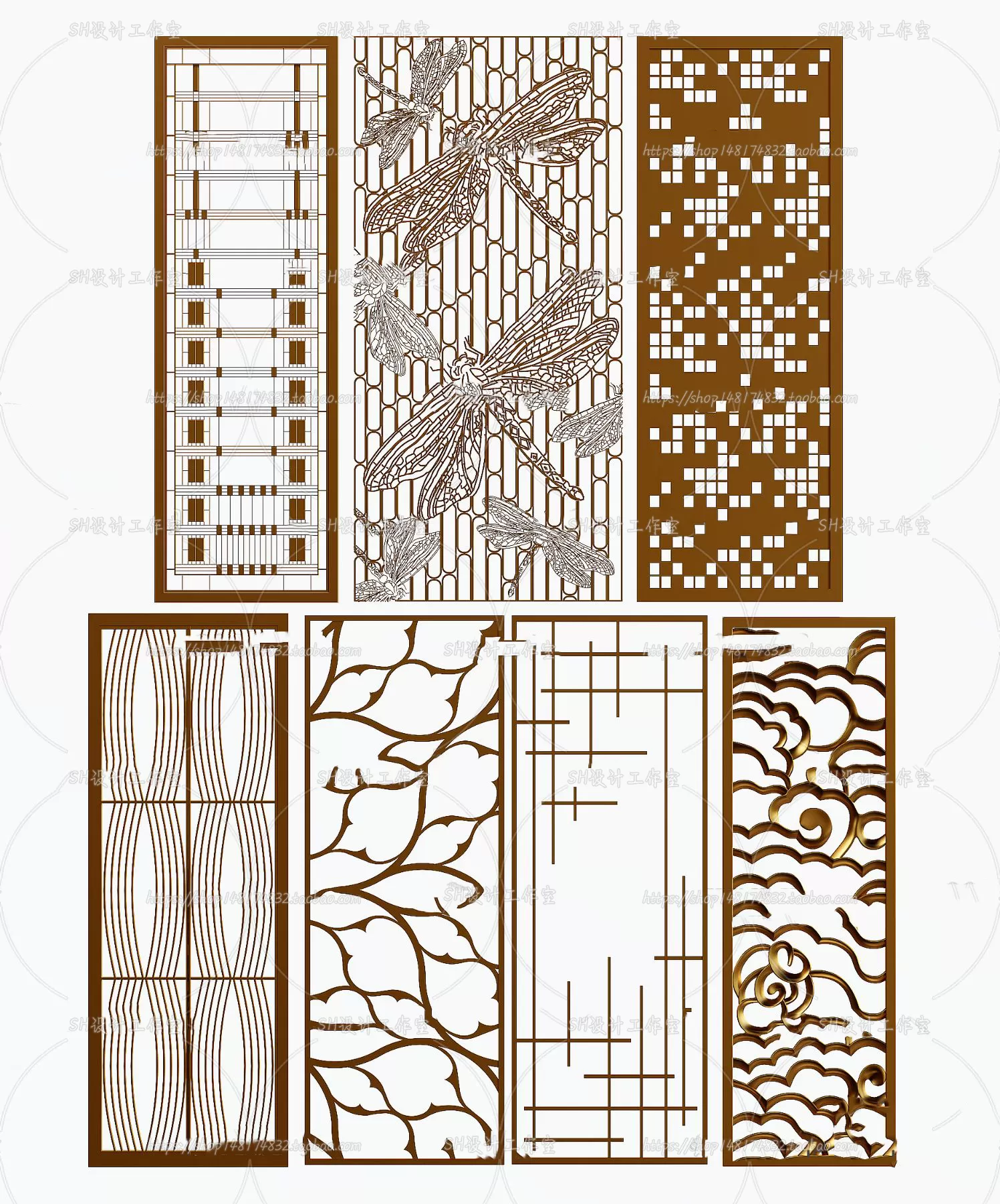 Screen Partition 3D Models – 0056