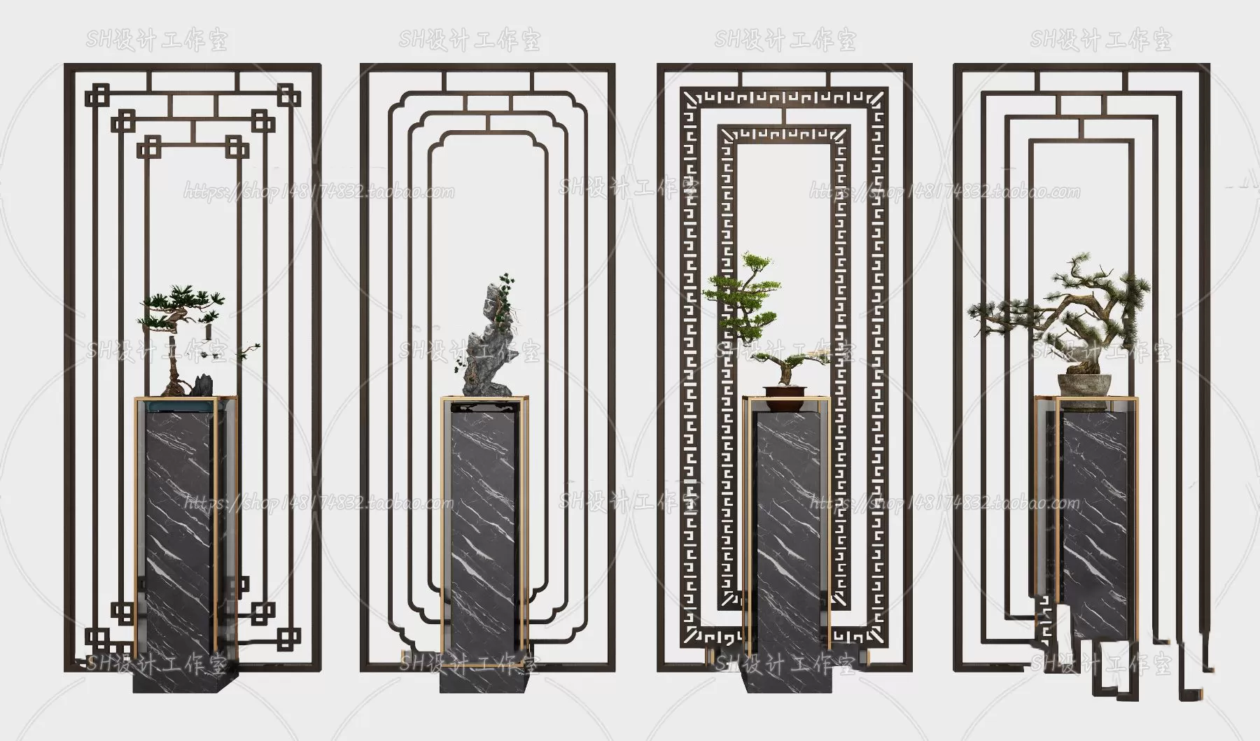 Screen Partition 3D Models – 0060