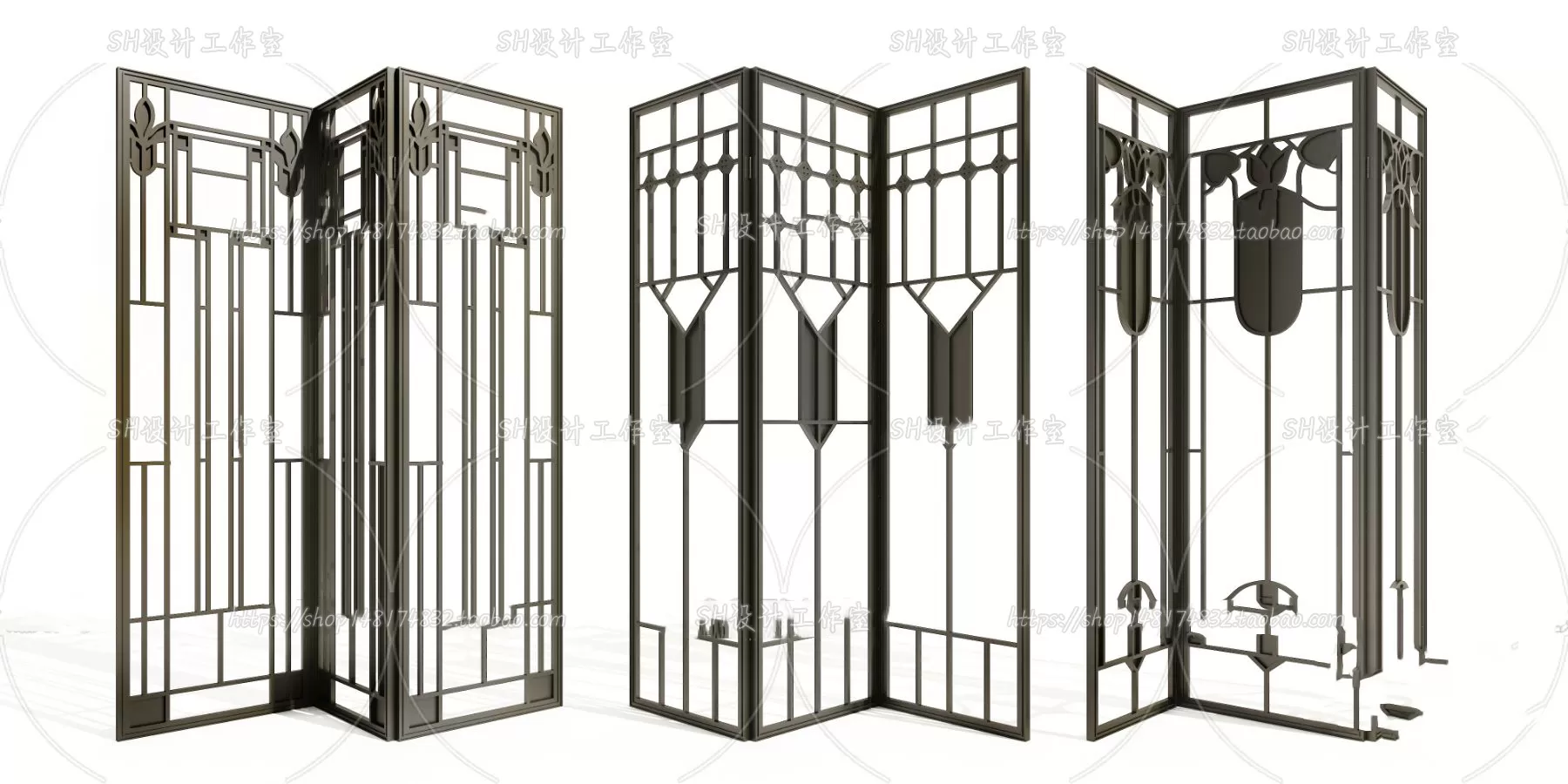 Screen Partition 3D Models – 0061