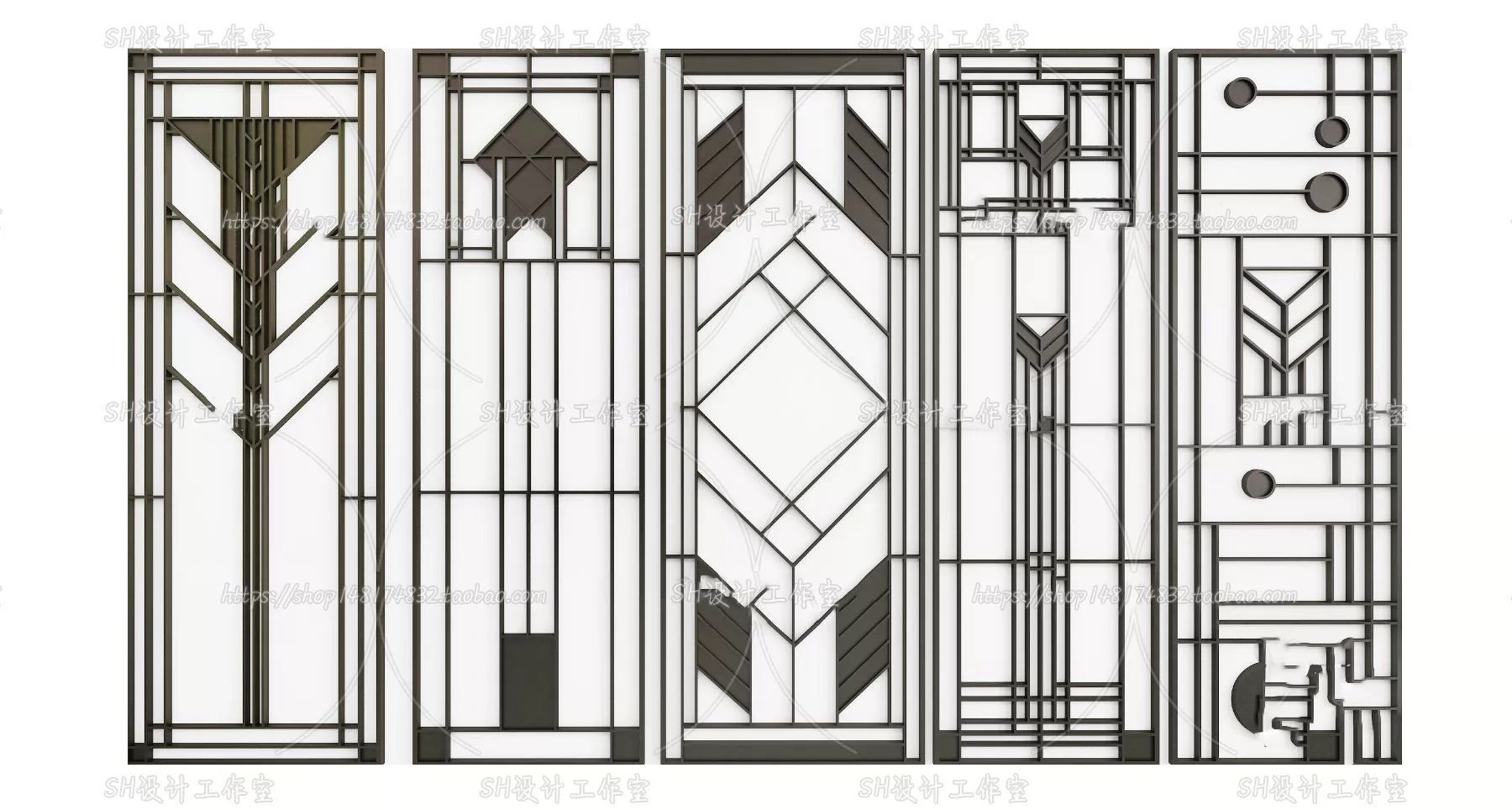 Screen Partition 3D Models – 0062