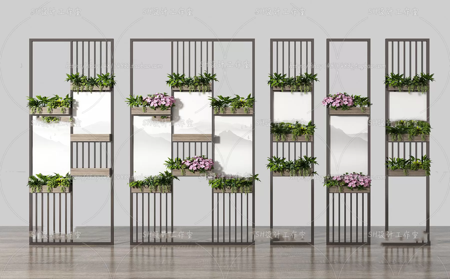 Screen Partition 3D Models – 0063