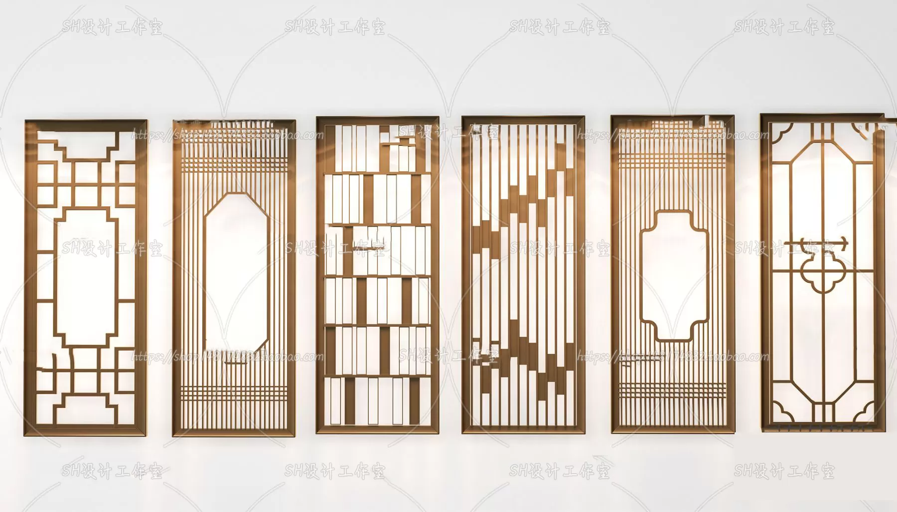 Screen Partition 3D Models – 0064