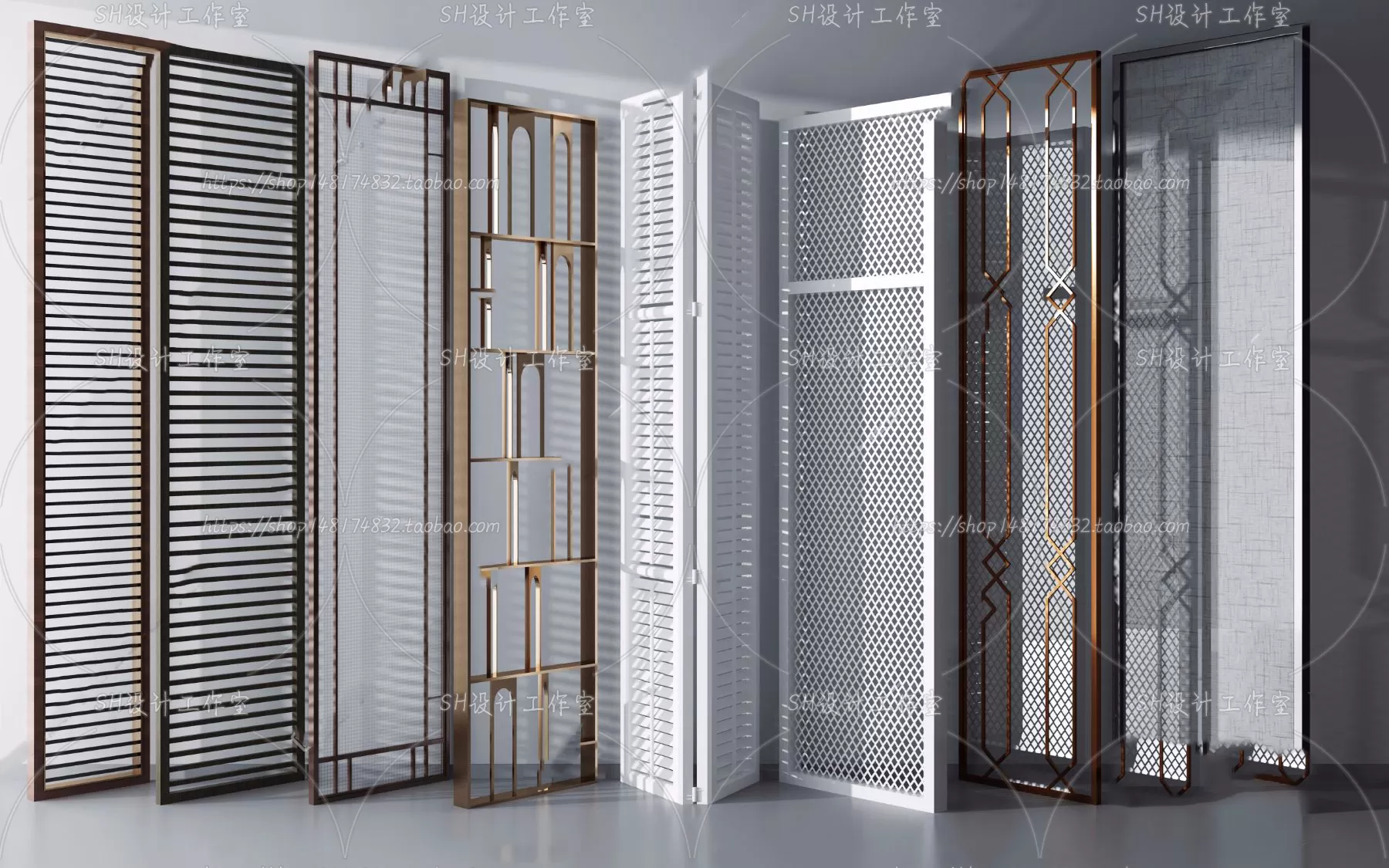Screen Partition 3D Models – 0066
