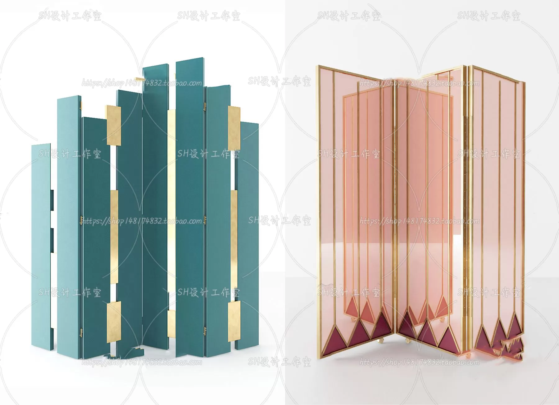 Screen Partition 3D Models – 0068