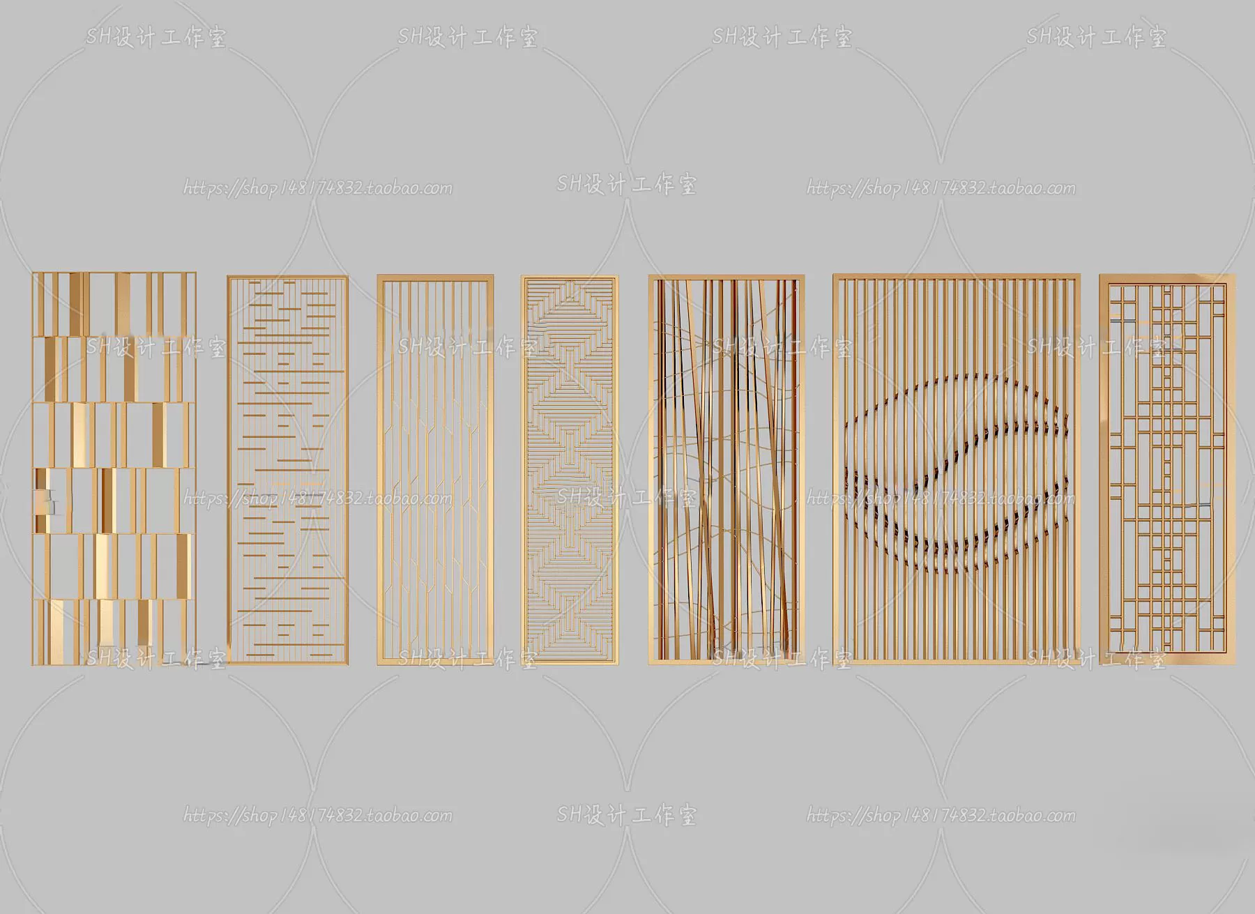 Screen Partition 3D Models – 0070