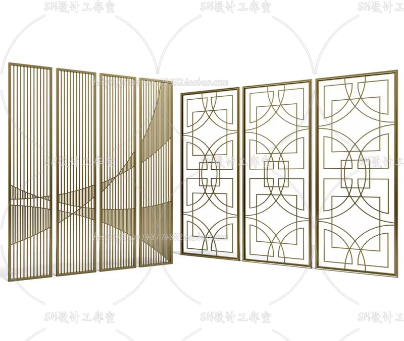 Screen Partition 3D Models – 0072
