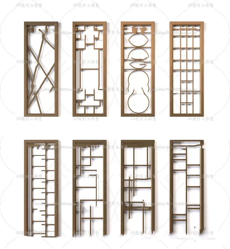 Screen Partition 3D Models – 0074 Screen Partition 3D Models – 0074