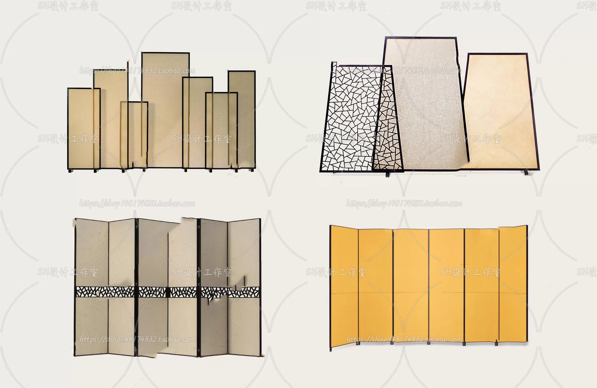 Screen Partition 3D Models – 0075 Screen Partition 3D Models – 0075