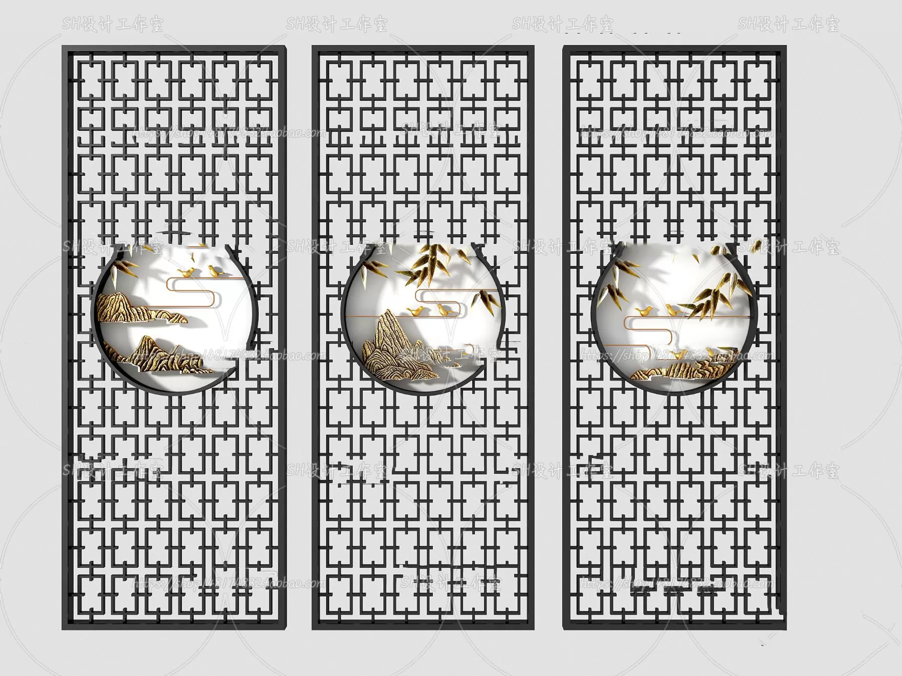 Screen Partition 3D Models – 0077 Screen Partition 3D Models – 0077