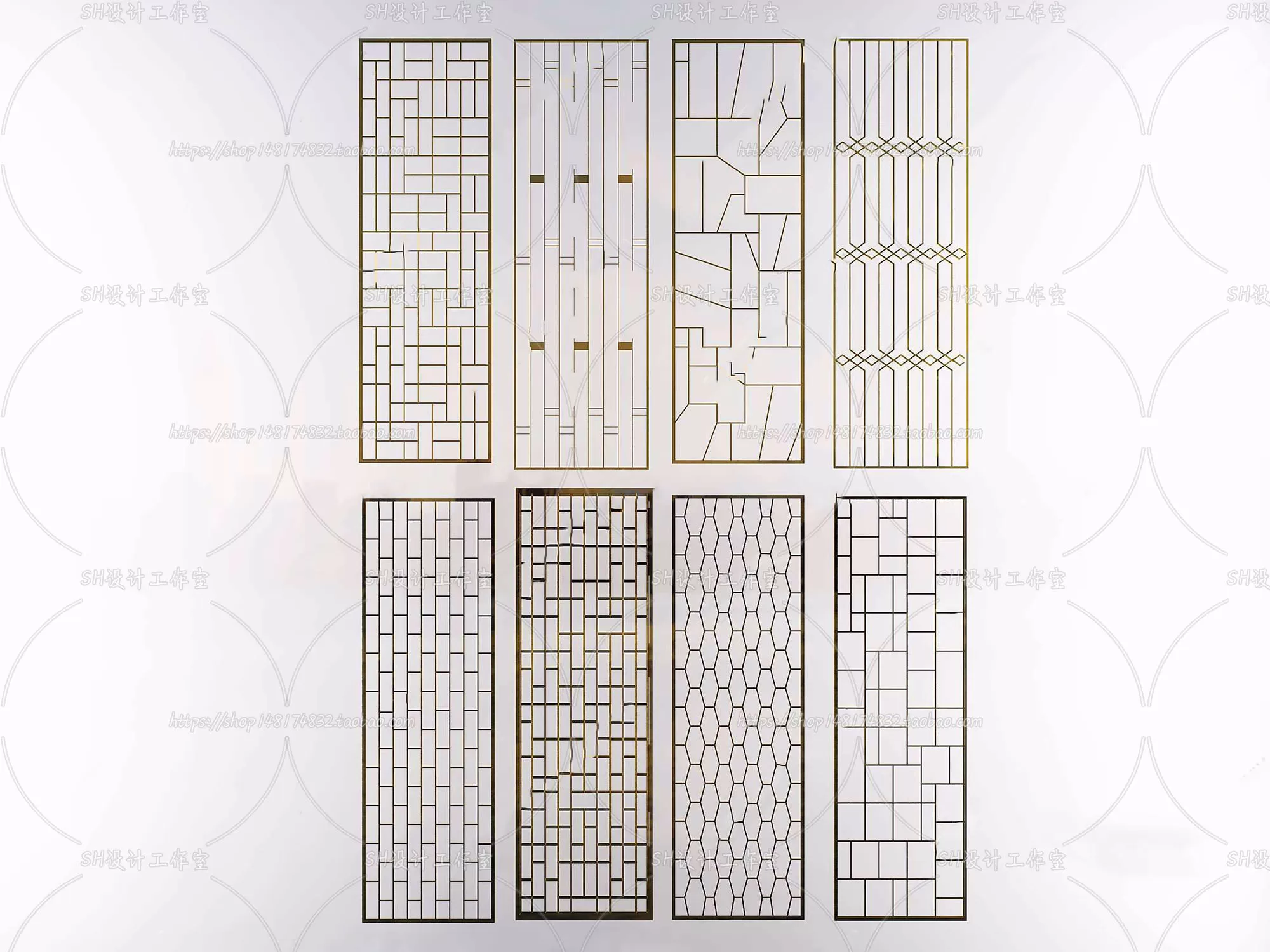 Screen Partition 3D Models – 0080 Screen Partition 3D Models – 0080