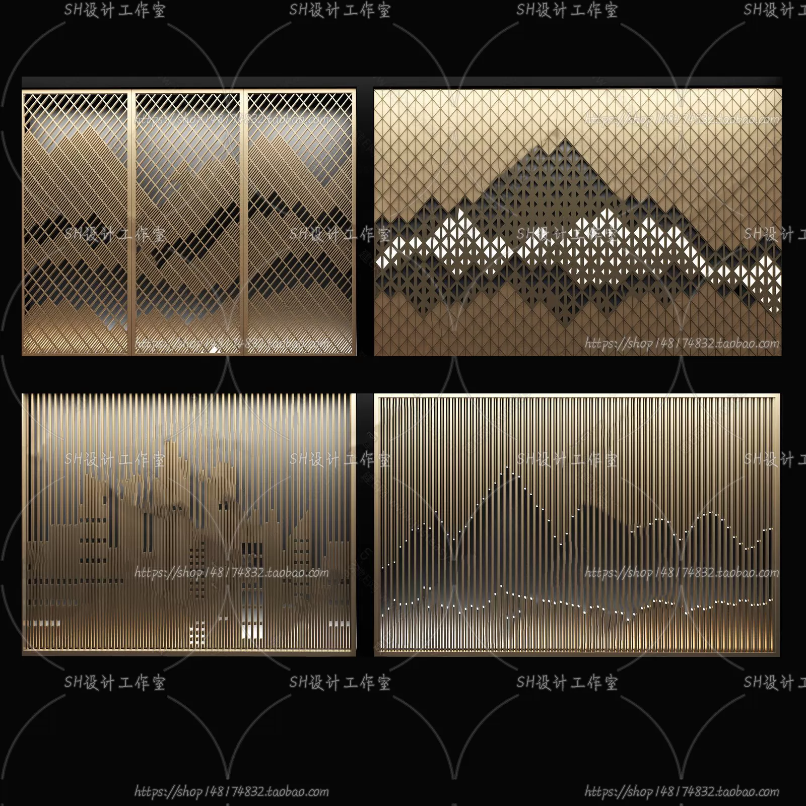Screen Partition 3D Models – 0083 Screen Partition 3D Models – 0083