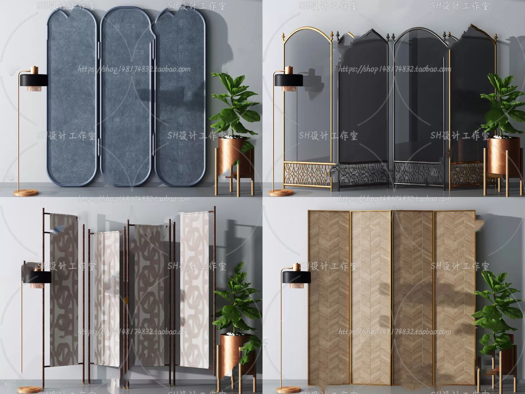 Screen Partition 3D Models – 0091 Screen Partition 3D Models – 0091