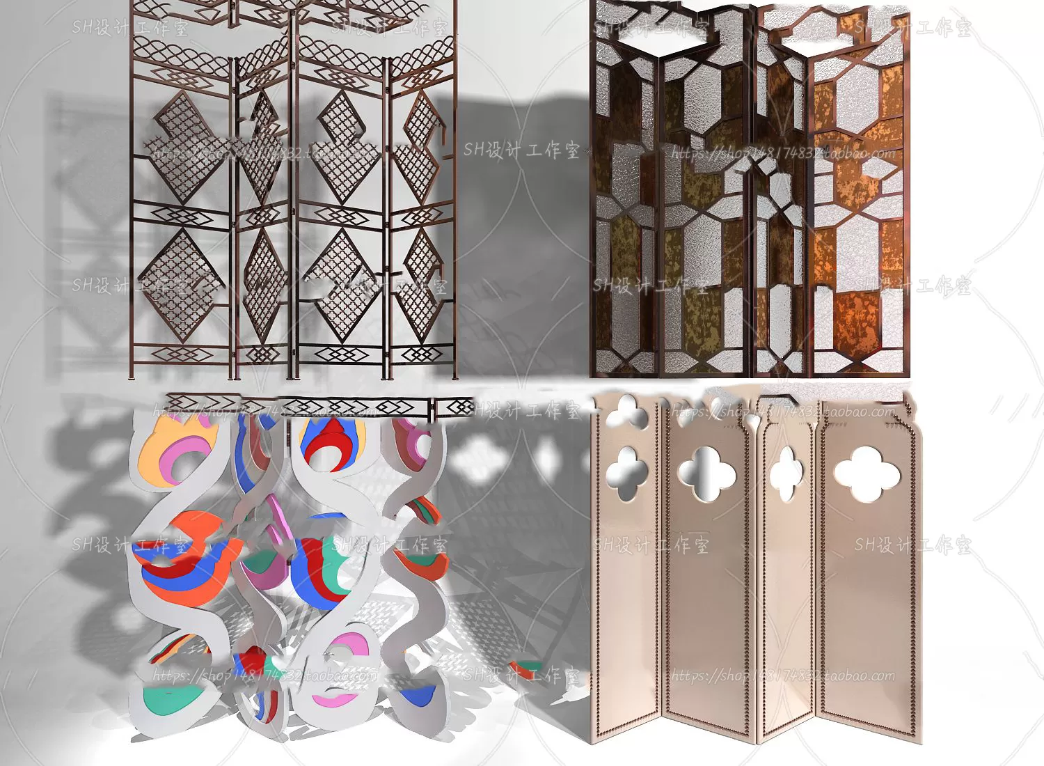 Screen Partition 3D Models – 0095 Screen Partition 3D Models – 0095