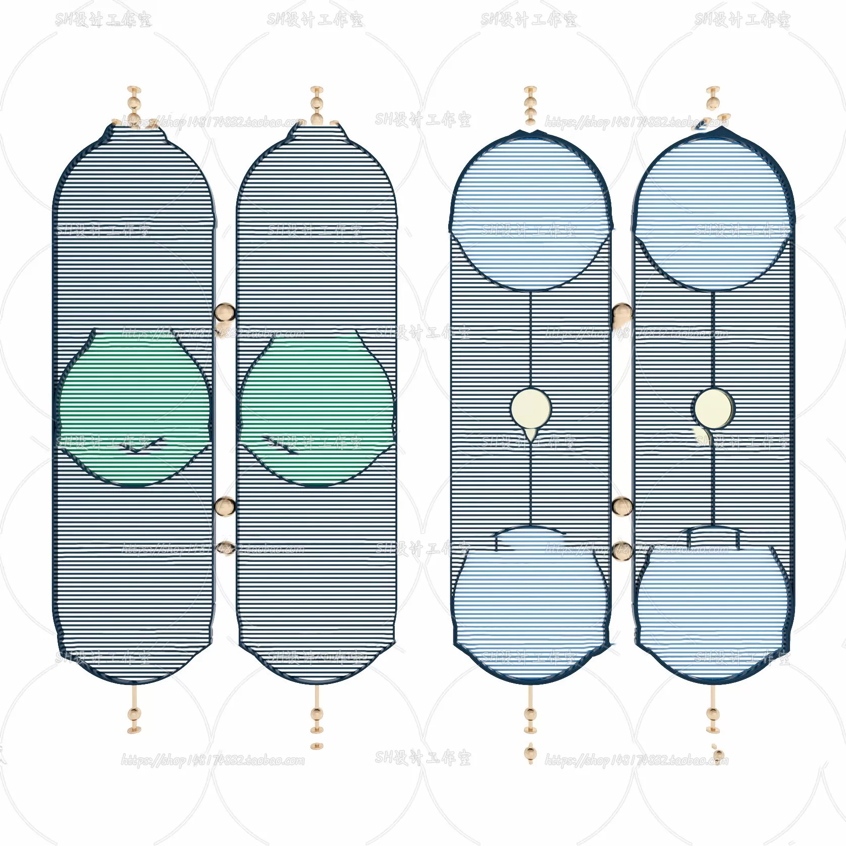 Screen Partition 3D Models – 0102 Screen Partition 3D Models – 0102