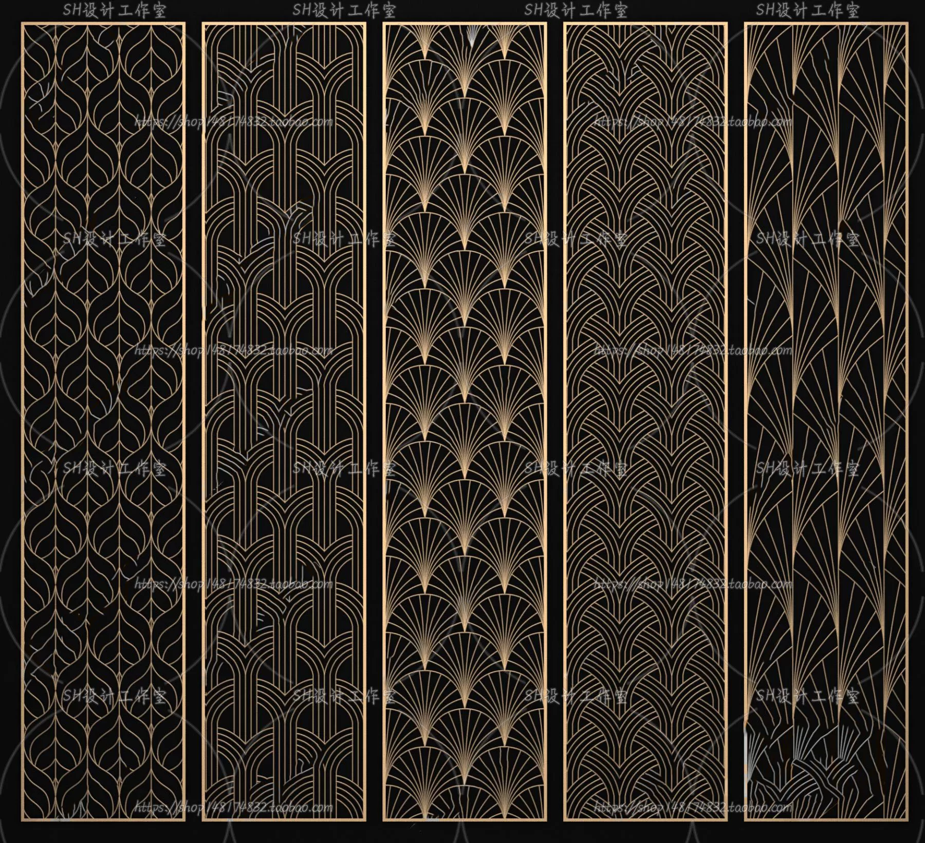 Screen Partition 3D Models – 0107 Screen Partition 3D Models – 0107