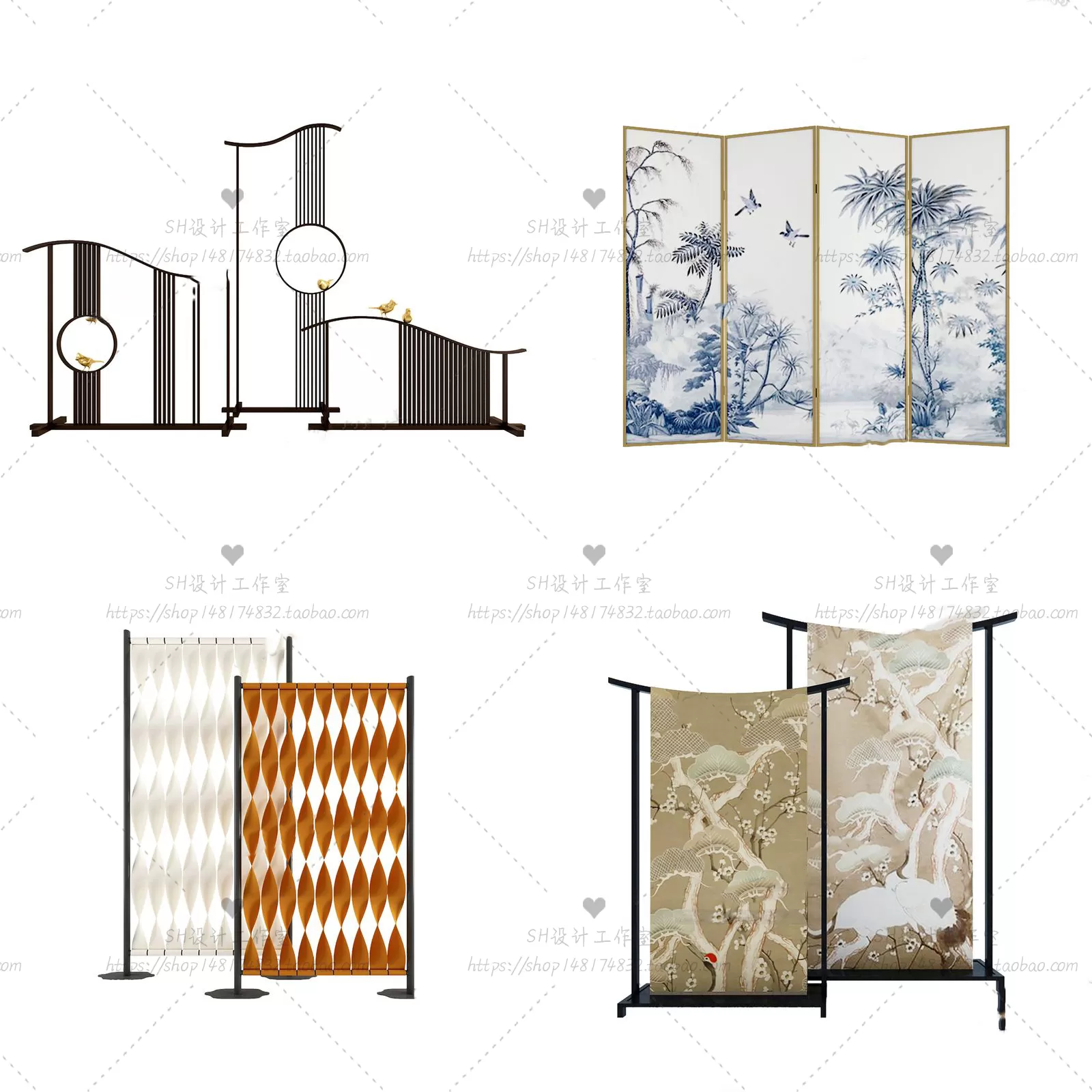 Screen Partition 3D Models – 0111 Screen Partition 3D Models – 0111